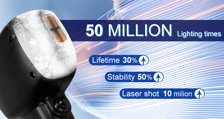 آلة إزالة الشعر بالليزر ثنائي 808 نانومتر الاحترافية