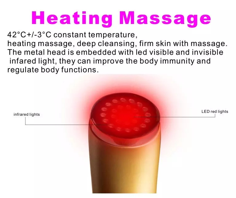 جهاز العناية بالبشرة لرفع وشد الوجه بالفوتون للعناية بالبشرة باستخدام تقنية LED