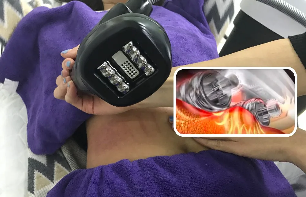 تشكيل الجسم بجهاز EMS 4 في 1 مع أسطوانة تفريغ و RF