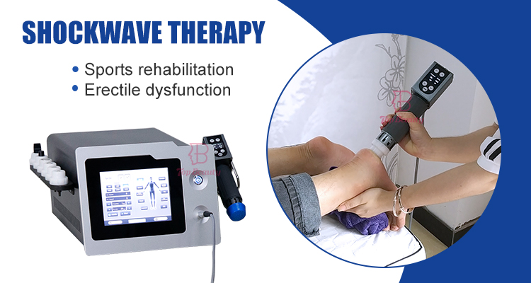 آلة العلاج بالصدمة الموجية المركزة لضعف الانتصاب لإعادة ملف الألم