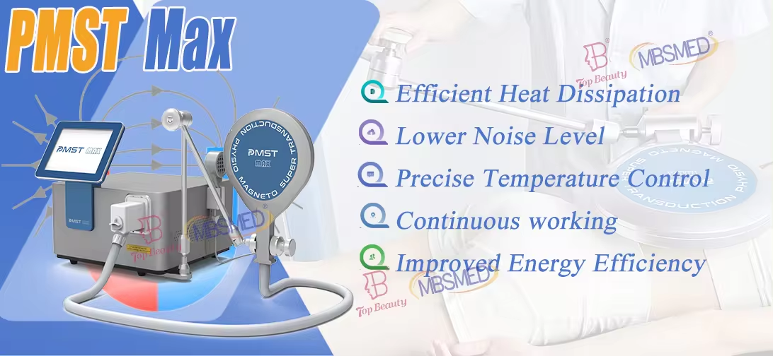 العلاج بالتحويل المغناطيسي خارج الجسم معتمد من CE لتطبيق العلاج على الجسم بالعلاج المغناطيسي الفيزيائي النبضي