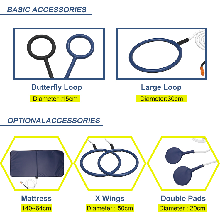 جهاز العلاج بالمجال الكهرومغناطيسي بيمف العلاج المغناطيسي وسائد مزدوجة بيمف حصيرة تدليك الجسم بالكامل