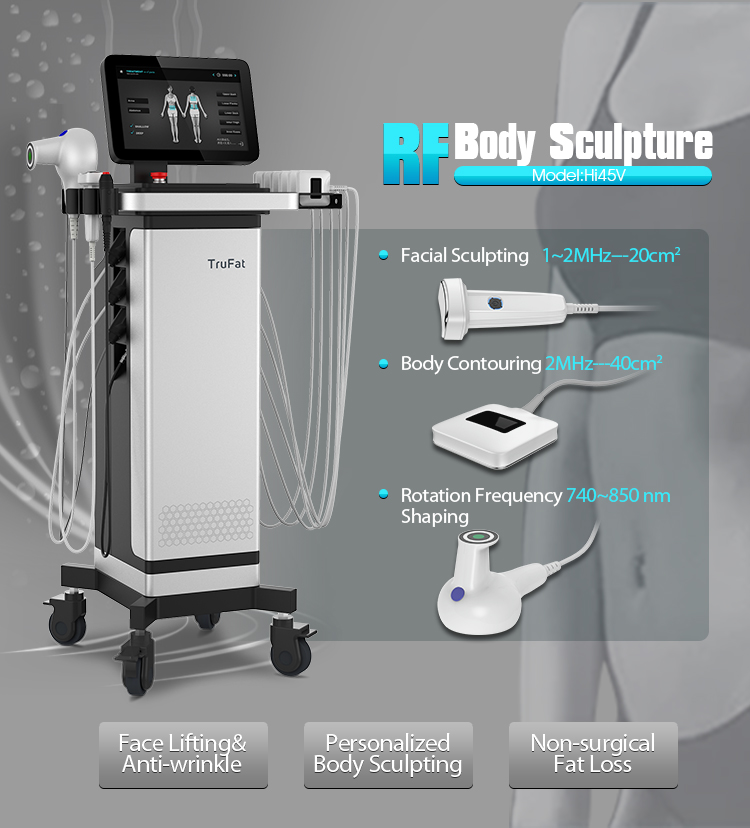 3 في 1 صالون استخدام Trusculpt Id Flex Rf نحت الجسم نحت الجسم 2 ميجاهرتز علاج السيلوليت تقليل الدهون آلة Trufat