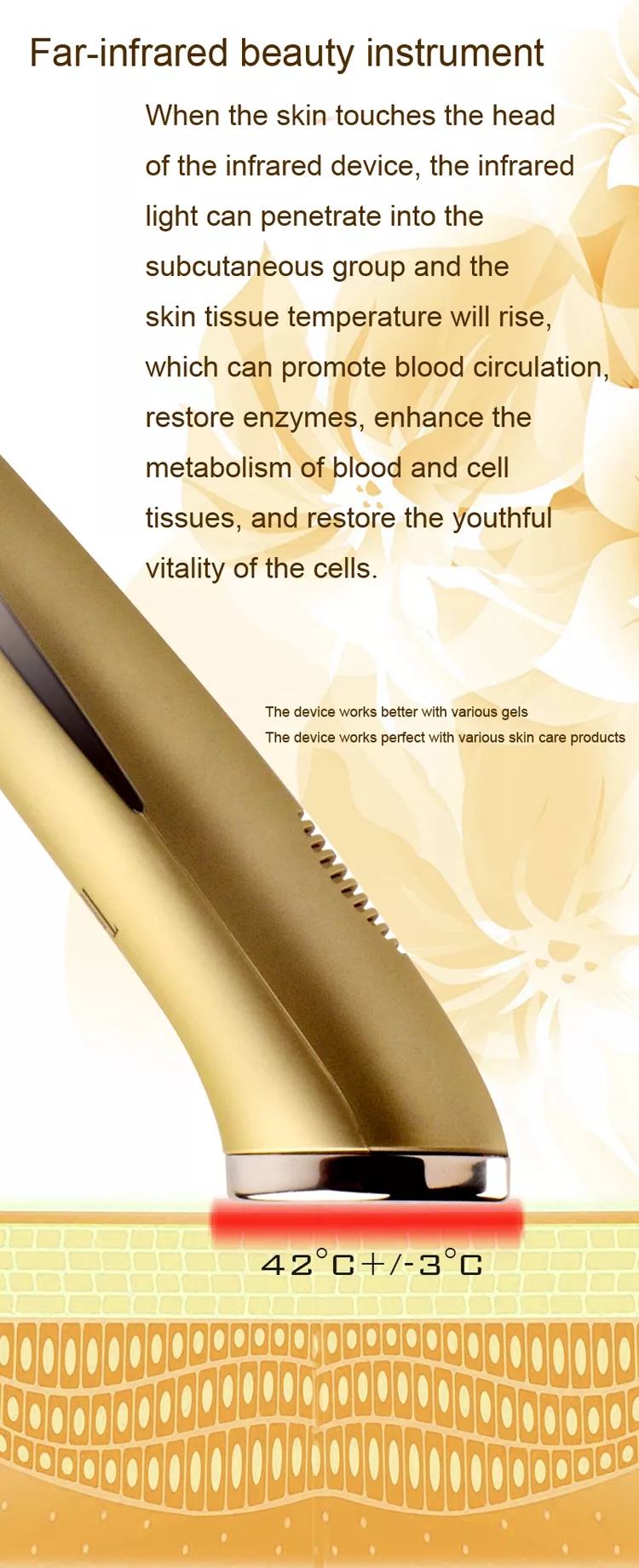 جهاز العناية بالبشرة لرفع وشد الوجه بالفوتون للعناية بالبشرة باستخدام تقنية LED