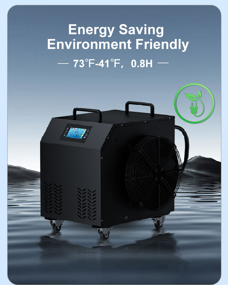 مصنع حوض استحمام ثلجي Button حوض للغوص البارد مبرد وفلتر للرياضيين معدات استعادة العضلات