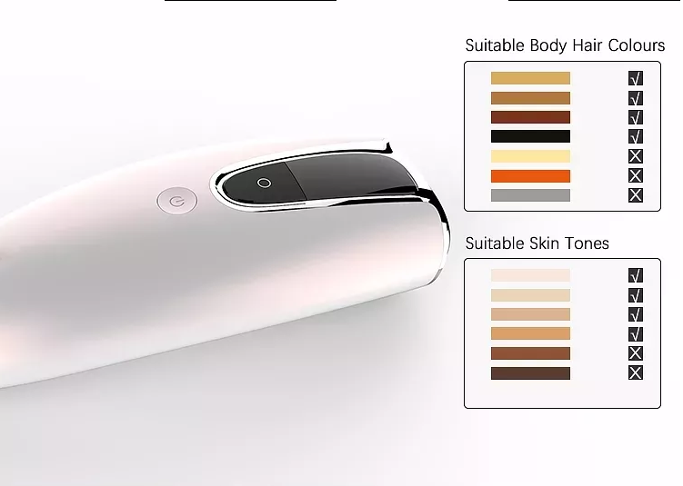 منتجات منزلية شائعة آلة إزالة الشعر بالليزر المحمولة باليد لإزالة الشعر بالليزر في المنزل