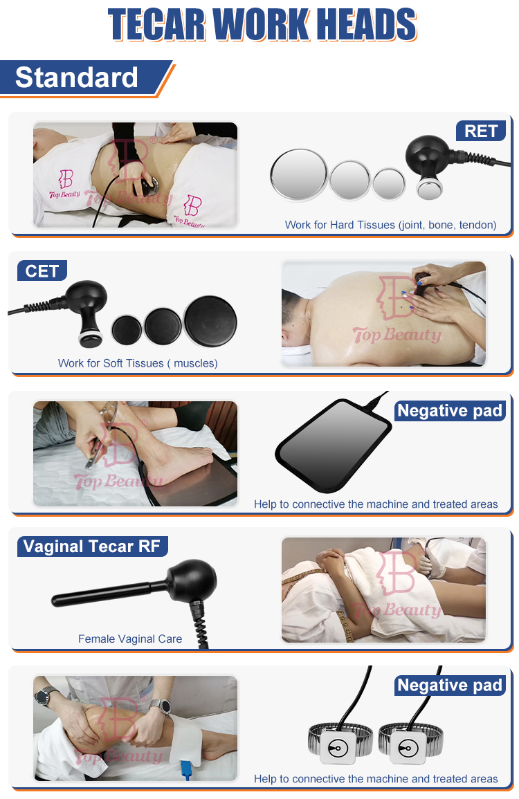 آلة العلاج الطبيعي لتخفيف الألم 448KHZ Indiba Tecar Diatermia