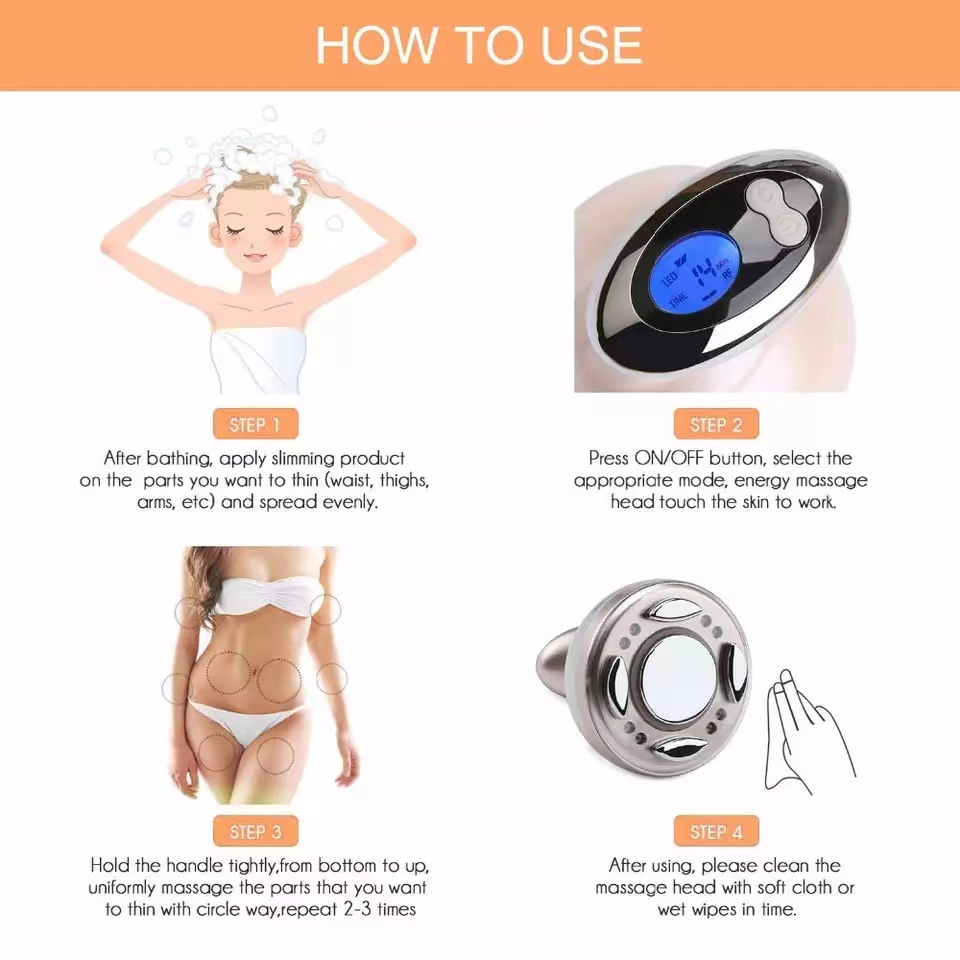 أحدث آلة لتشكيل الجسم وتنحيفه وإزالة السيلوليت باستخدام تقنية Rf Cavitation لتنحيف الجسم