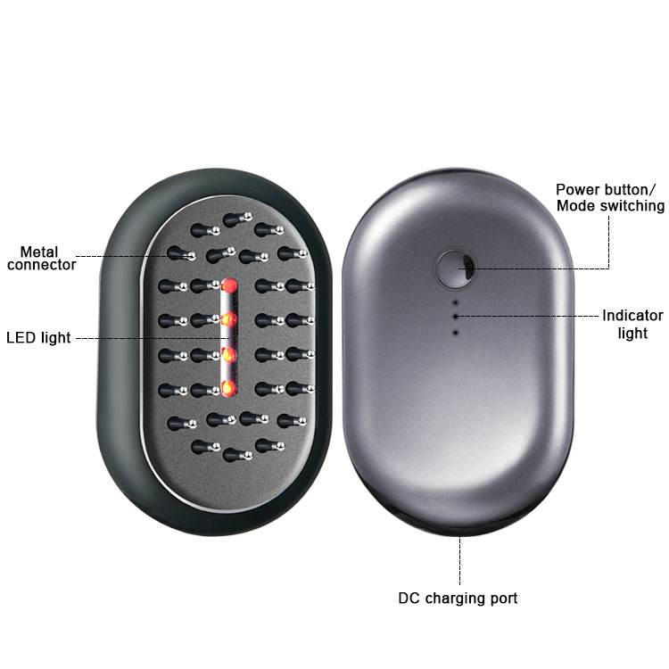 مشط نمو الشعر بالليزر الكهربائي LED يمنع تساقط الشعر ويعزز إعادة نمو الشعر منتجات علاجية للرجال والنساء