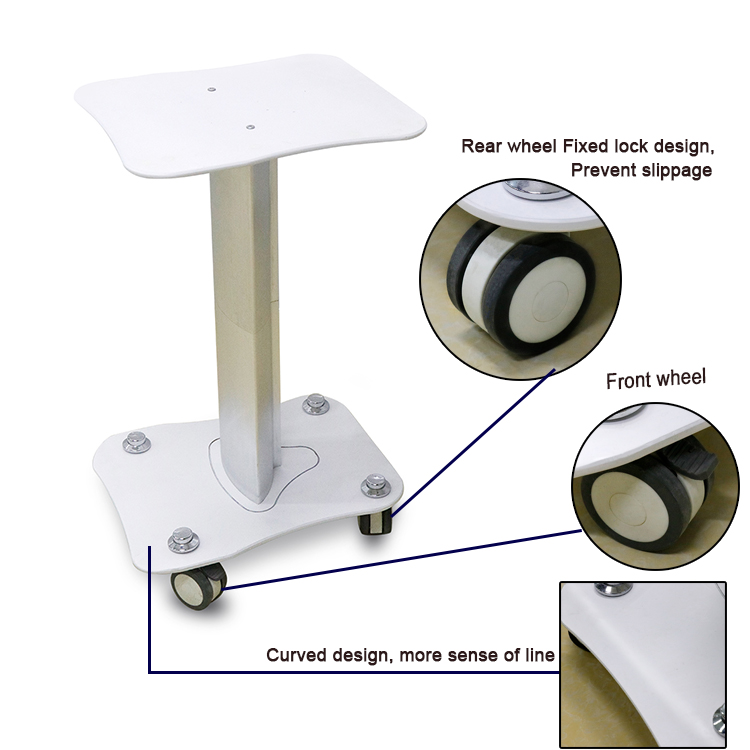 عربة معدنية متحركة لصالونات التجميل وعربة تخزين أدوات تصفيف الشعر وأدوات التجميل