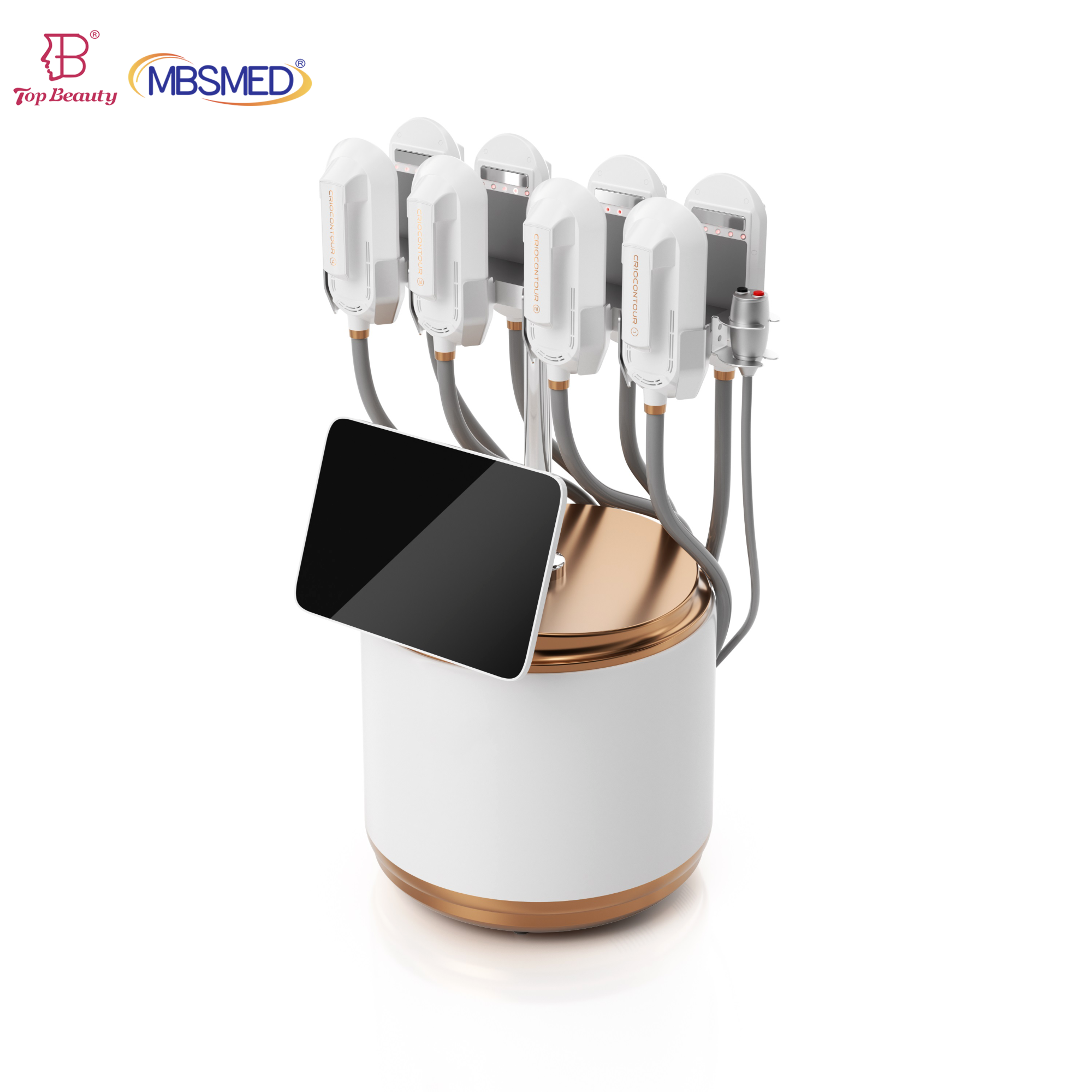 وسائد ساخنة مبردة آلة تقليل الدهون DMS بالليزر بتردد الراديو