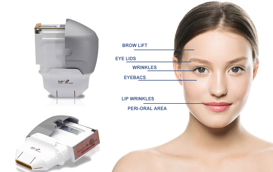 جهاز تجميل الوجه بالموجات فوق الصوتية المركزة عالية الكثافة لإزالة تجاعيد الوجه وشدّه وتنحيف الجسم بجهاز HIFU Vmax 8D