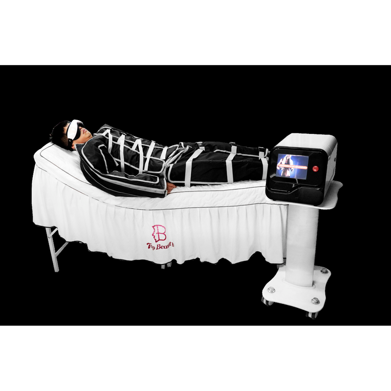 آلة تصريف اللمفاوية بالضغط مع 24 كيس هواء 2 في 1