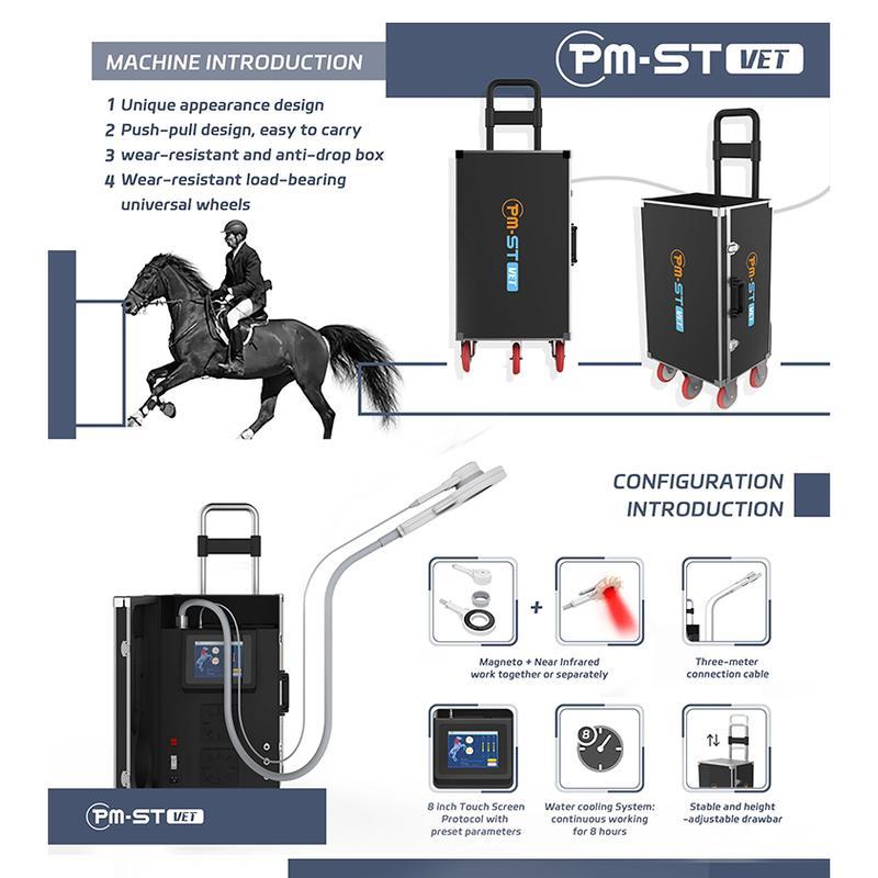 العلاج المغناطيسي خارج الجسم للخيول بعلاج المغناطيسي بيمف العلاج الطبيعي آلة العناية بالحيوانات