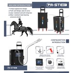 العلاج المغناطيسي خارج الجسم للخيول بعلاج المغناطيسي بيمف العلاج الطبيعي آلة العناية بالحيوانات