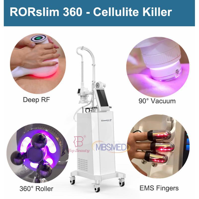 جهاز تدليك الجسم RF بكرة تفريغ 360 درجة