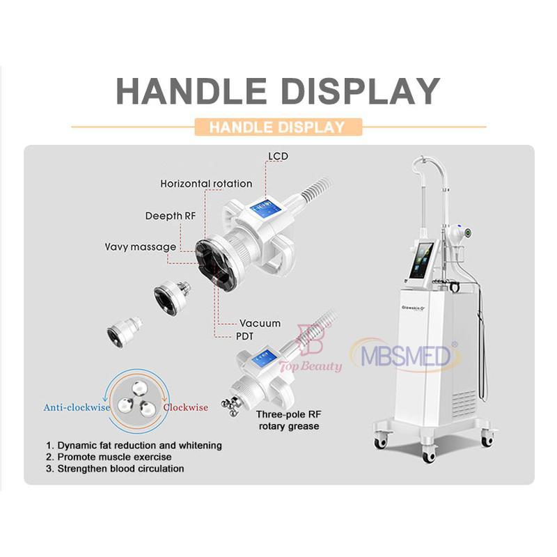 جهاز تدليك الجسم RF بكرة تفريغ 360 درجة