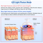 آلة فقدان الوزن RF للاستخدام المنزلي آلة نحت الجسم المحمولة EMS LED Photon Beauty Salon Equipment