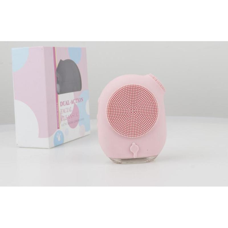 فرشاة وجه سيليكون لتنظيف وتدليك الوجه مع إضاءة LED لأحدث المنتجات