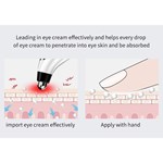 جهاز تدليك العين المحمول بالاهتزاز المريح مع موسيقى قابلة لإعادة الشحن