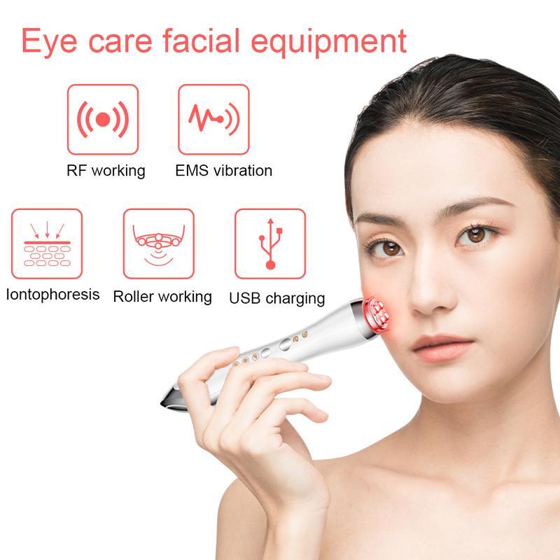 جهاز تدليك العين المحمول بالاهتزاز المريح مع موسيقى قابلة لإعادة الشحن