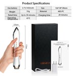 جهاز تدليك العين المحمول بالاهتزاز المريح مع موسيقى قابلة لإعادة الشحن