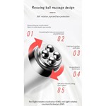 جهاز تدليك العين المحمول بالاهتزاز المريح مع موسيقى قابلة لإعادة الشحن