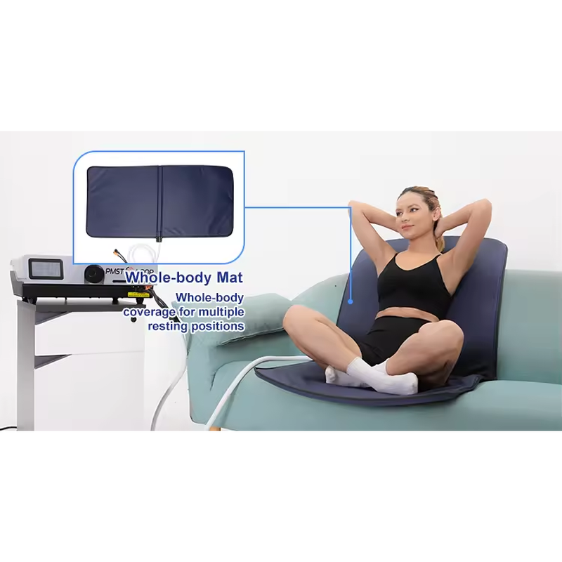 جهاز العلاج بالمجال الكهرومغناطيسي بيمف العلاج المغناطيسي وسائد مزدوجة بيمف حصيرة تدليك الجسم بالكامل