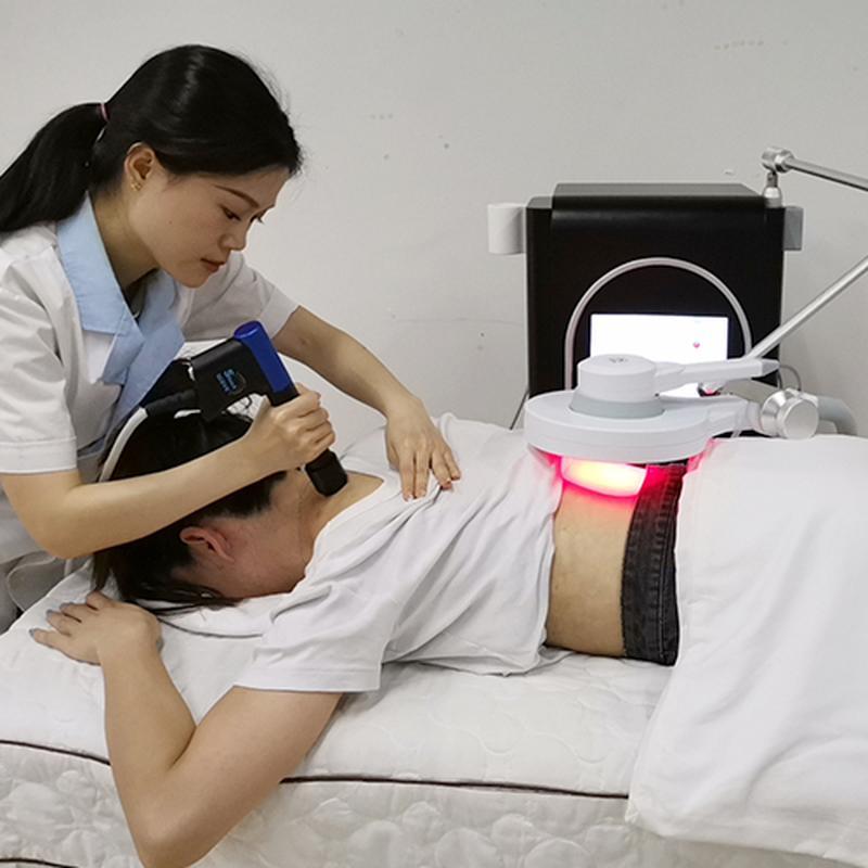 معدات العلاج الطبيعي بالليزر الصدمي المغناطيسي 3 في 1