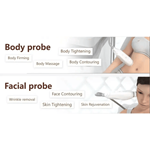 آلة الترددات الراديوية Mmfu Cyclone Rf شد الوجه بدون ألم آلة Rf لشد الجلد وإزالة التجاعيد