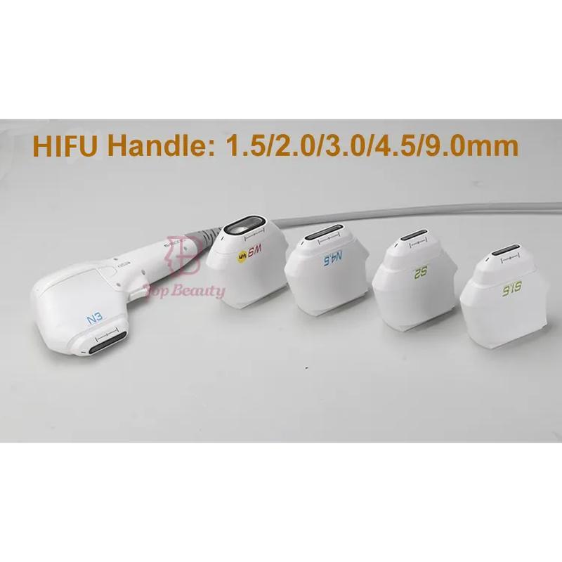 جهاز التجميل بالموجات فوق الصوتية Rf 10 خراطيش لشد البشرة وأفضل مزيل للتجاعيد بتقنية HIFU RF الجديدة