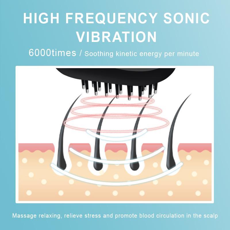 مشط نمو الشعر بالليزر الكهربائي LED يمنع تساقط الشعر ويعزز إعادة نمو الشعر منتجات علاجية للرجال والنساء