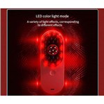 فرشاة شعر كهربائية صغيرة محمولة أيونية مضادة للكهرباء الساكنة تدليك لفروة الرأس مشط علاج تساقط الشعر العناية