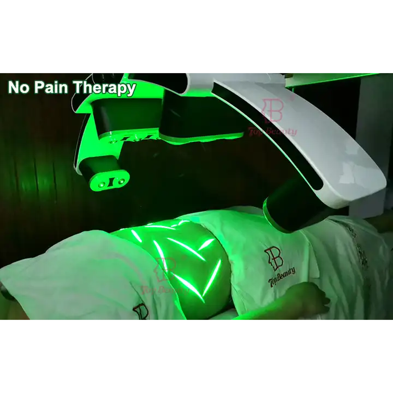 Lipo Laser Fat Removal Body Slimming Machine 6D 10D 1060Nm Diode Lipo Laser Green Light Slimming Machine