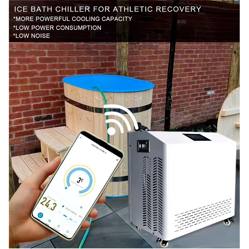 وحدة تبريد مياه الحمام الثلجي لاستعادة الرياضيين وتخفيف الآلام واسترخاء العضلات