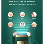 إزالة الشعر المنزلية بالشحن 5th Gear أنبوب الكوارتز مصغرة أجهزة إزالة الشعر الدائم جهاز إزالة الشعر بالليزر باليد