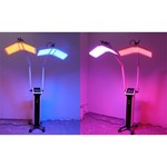 جهاز علاج الوجه بضوء LED ب7 ألوان للعناية بالبشرة والعلاج بالضوء الفوتونى المزدوج PDT