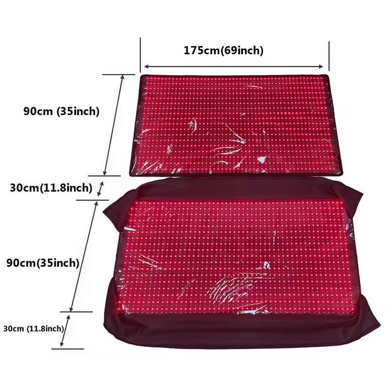 علاج بالضوء تحت الحمراء لفقدان الوزن 660nm 850nm وسادة علاج بالضوء الأحمر للجسم كامل