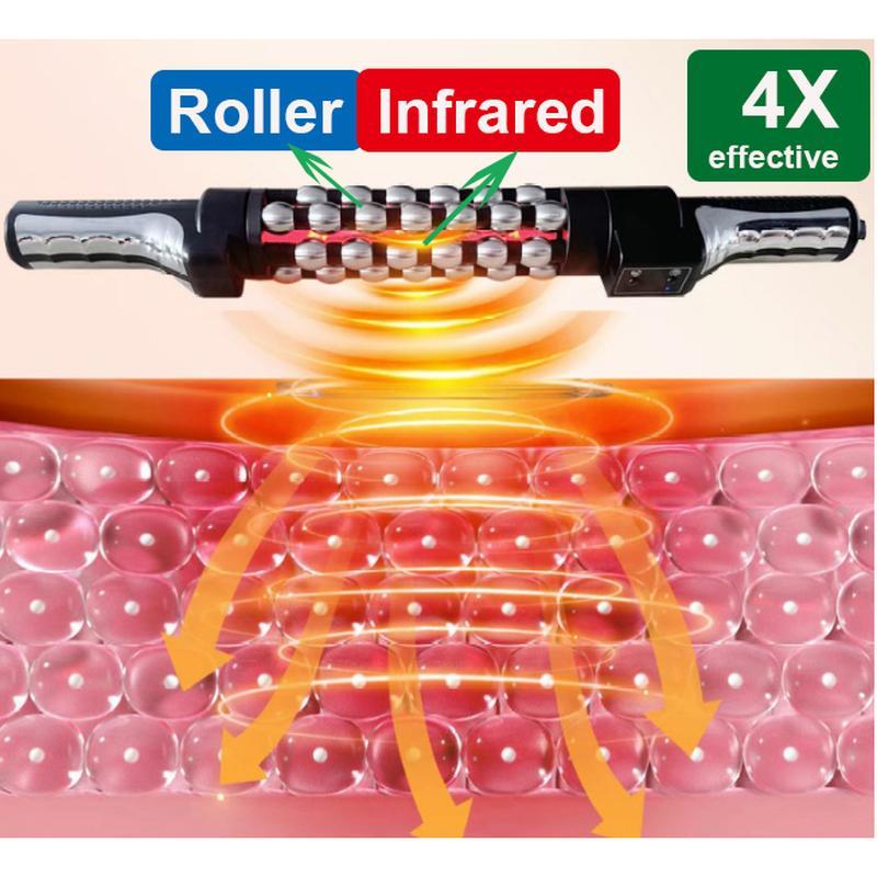 جهاز تدليك بالأسطوانة للاستخدام في صالونات التجميل الاحترافية مع علاج بالأشعة تحت الحمراء