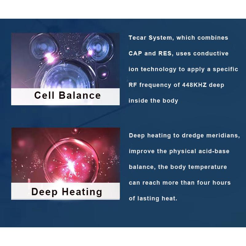 جهاز علاج تقنية تيكار آر إف ديثيرمي 448 كيلو هرتز للعناية العميقة بتقنية العلاج الطبيعي وتخفيف الآلام وجمال الجسم