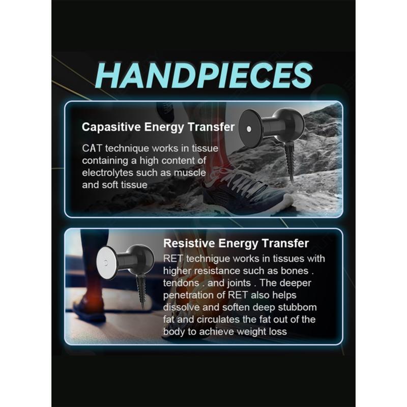 جهاز 448khz Tecar Indiba للعلاج الطبيعي cet ret rf علاج تخفيف الآلام دوران آلة الأسطوانة