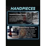 جهاز 448khz Tecar Indiba للعلاج الطبيعي cet ret rf علاج تخفيف الآلام دوران آلة الأسطوانة