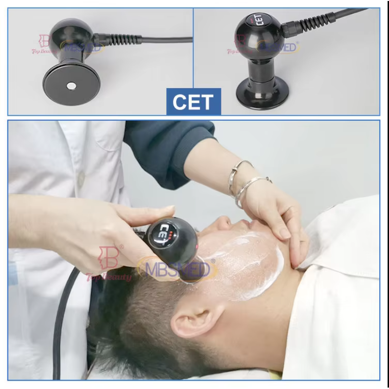 جهاز 448khz Tecar Indiba للعلاج الطبيعي cet ret rf علاج تخفيف الآلام دوران آلة الأسطوانة