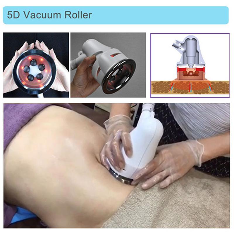 آلة تقليل السيلوليت بالأسطوانة بالأشعة تحت الحمراء ذات التفريغ 5D