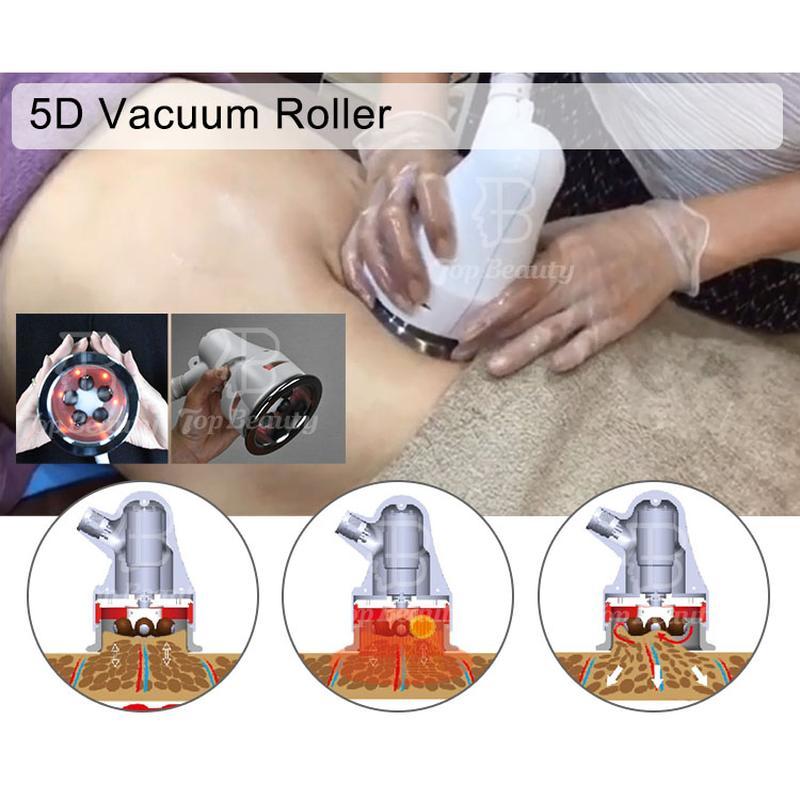 آلة تقليل السيلوليت بالأسطوانة بالأشعة تحت الحمراء ذات التفريغ 5D