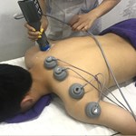 آلة العلاج الطبيعي لتخفيف الألم بالصدمات الكهربائية Tecar Ems 3 في 1