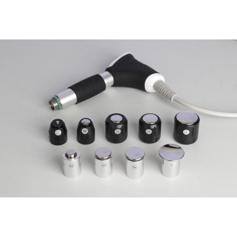 آلة علاج بالموجات فوق الصوتية للتخفيف من الألم باستخدام العلاج بالموجات الصدمية فوق الصوتية فائقة الصدمة وفوق الموجة المحمولة 2 في 1