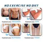 آلة تنحيف الجسم المحمولة EMS لتحفيز العضلات بقوة احترافية