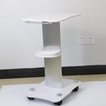 عربة معدنية متحركة لصالونات التجميل وعربة تخزين أدوات تصفيف الشعر وأدوات التجميل