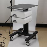 معدات صالون الشعر عربة متحركة عربة صالون تجميل لتصفيف الشعر